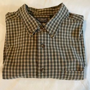 Men's L.L. Bean XL Plaid Shirt